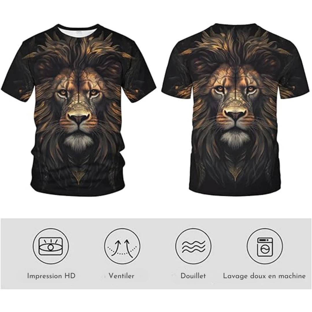 T-Shirt Égyptien<br> Miysis le Lion