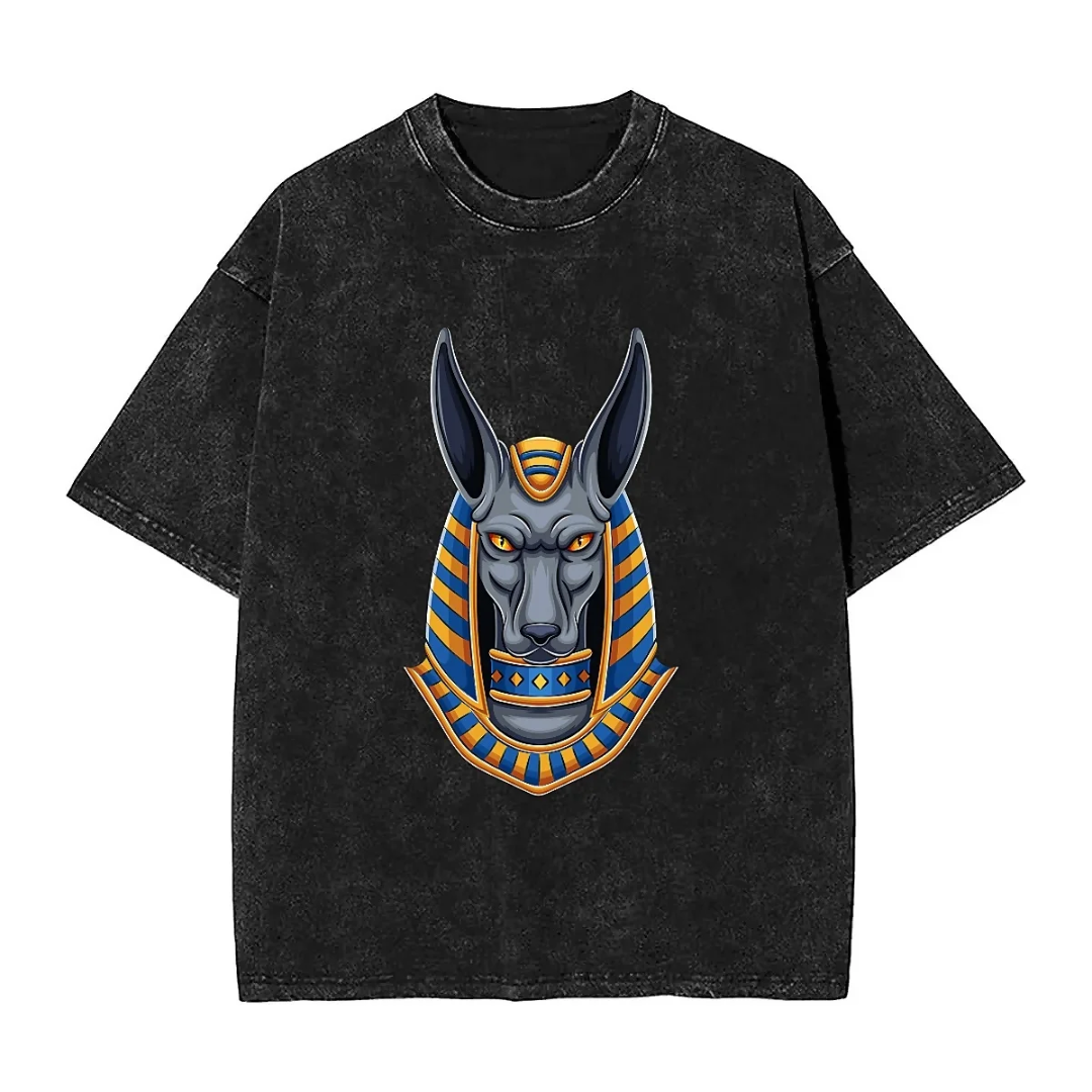 T-Shirt Égyptien<br> Anubis Noir