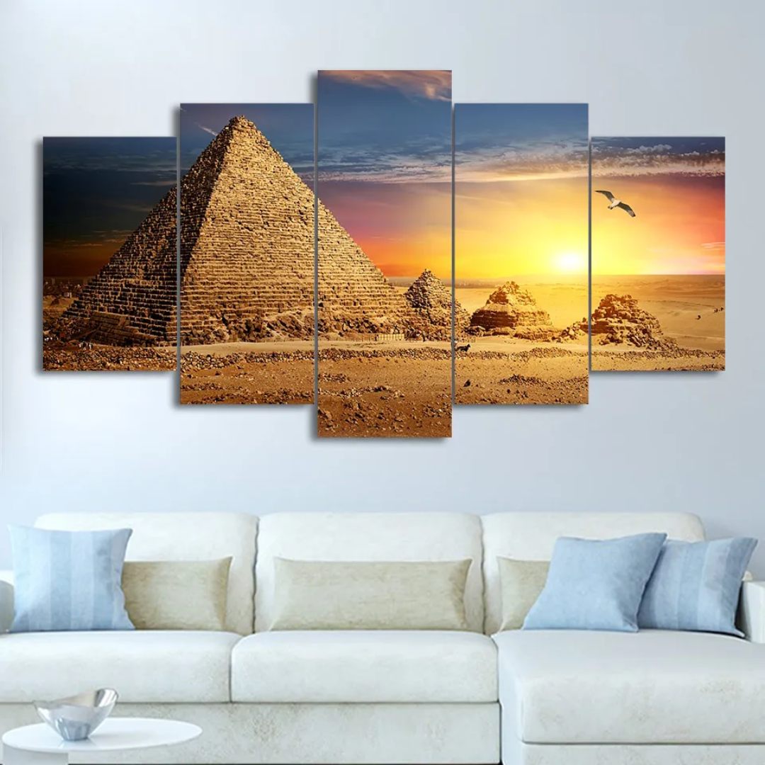 Tableau Égyptien<br> Cosmos & Pyramides