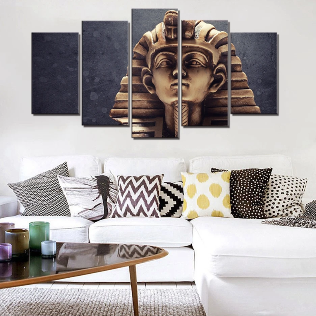 Tableau Égyptien<br> Pharaon de Pierre