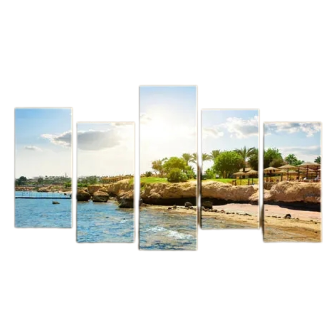 Tableau Égyptien<br> Plage du Nil