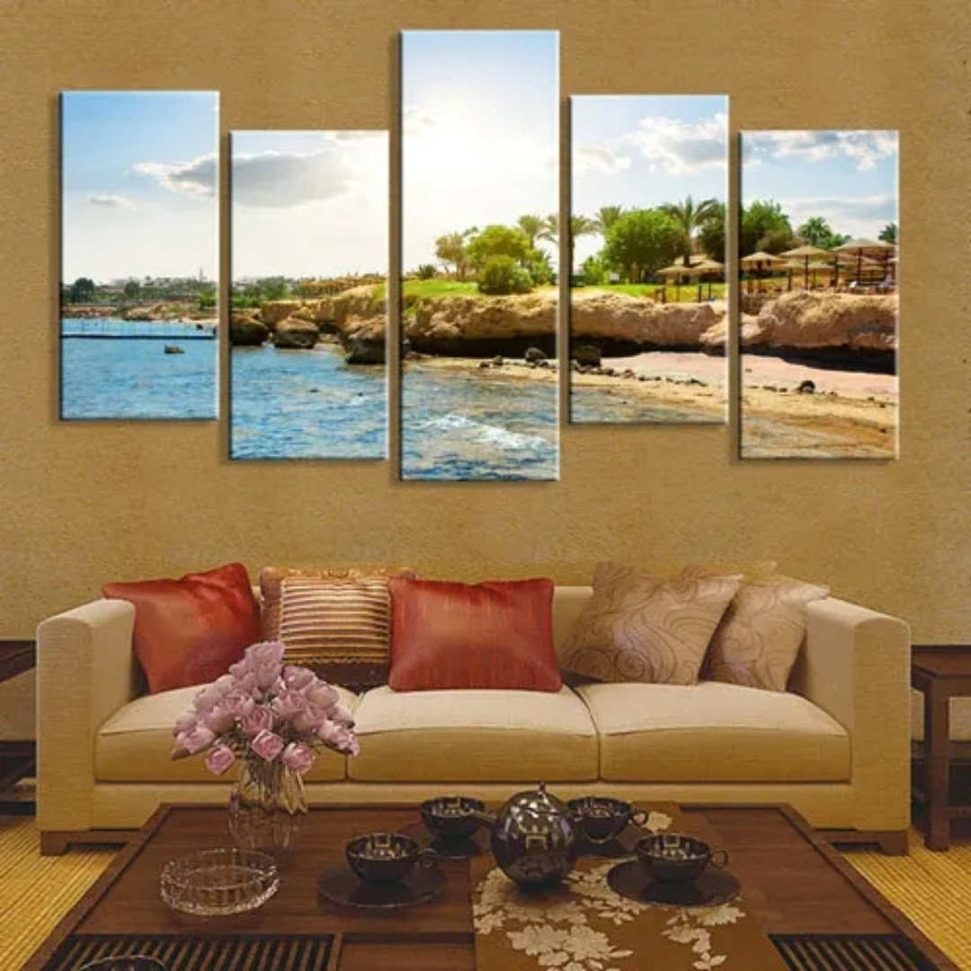 Tableau Égyptien<br> Plage du Nil