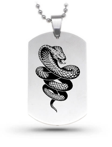 Collier Égyptien <br />Uræus de Guerre (Acier)