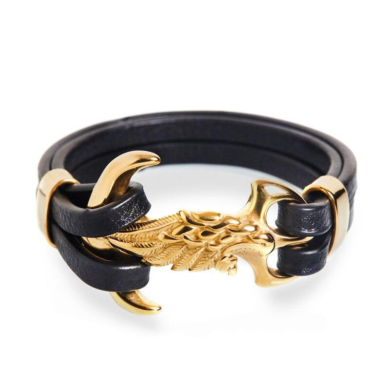 Bracelet Égyptien Ancre d'Horus (Acier) | Ancienne Égypte