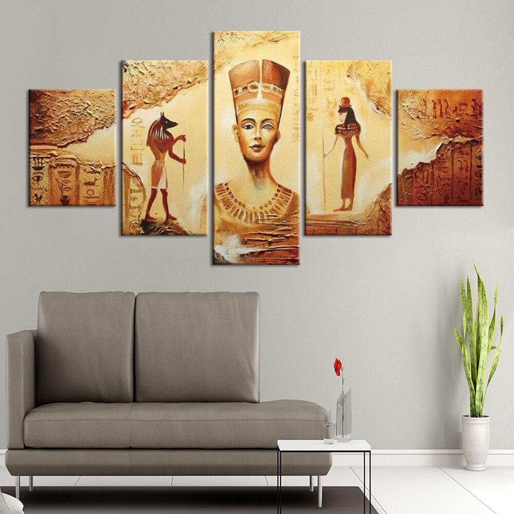 Tableau Égyptien fresque égyptienne