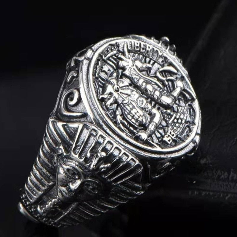 Bague Égyptienne Fils et Frère d'Osiris
