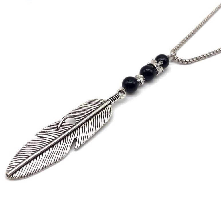 Collier Plume Solaire | Ancienne Égypte