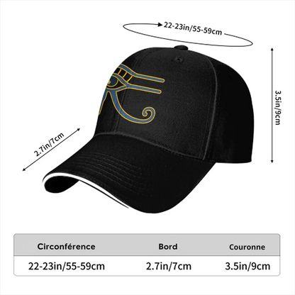 Casquette Égyptienne <br>Œil d'Horus