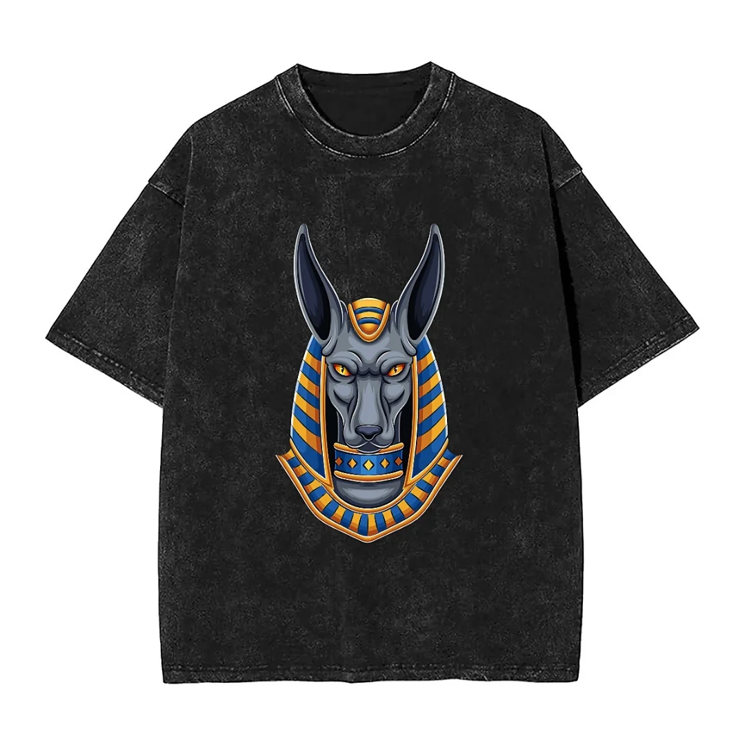 T-Shirt Égyptien<br> Anubis Noir 