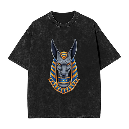 T-Shirt Égyptien<br> Anubis Noir 