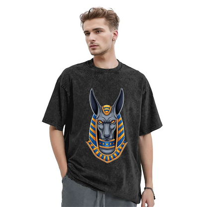 T-Shirt Égyptien<br> Anubis Noir 