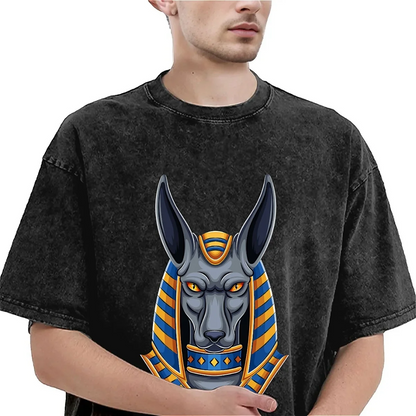 T-Shirt Égyptien<br> Anubis Noir 