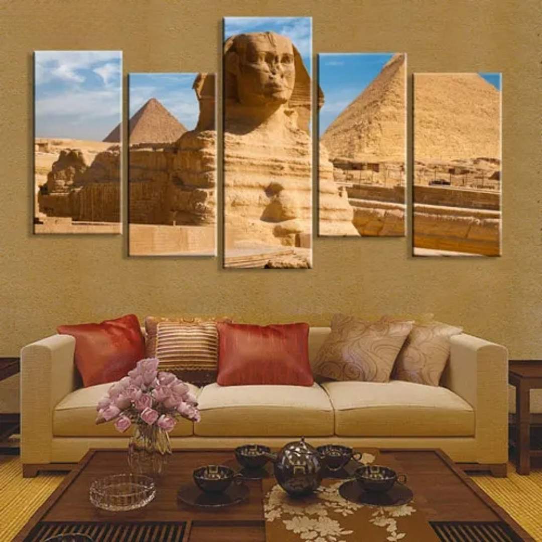 Tableau Égyptien <br>Sphinx d'Égypte