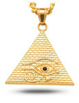 Collier Pyramide Dorée | Ancienne Égypte