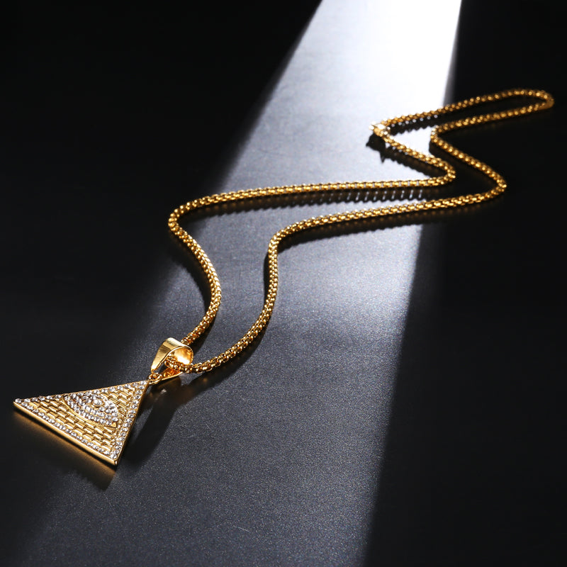 Collier Pyramide de Cristal | Ancienne Égypte