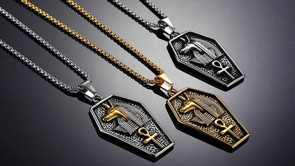 Collier Égyptien <br>Anubis gardien de maat