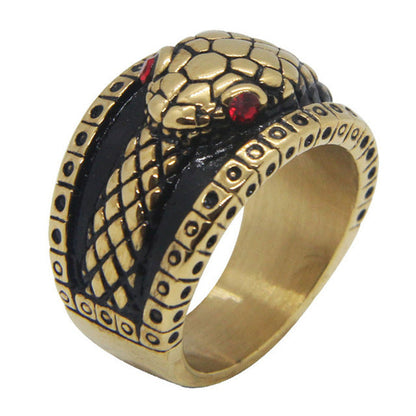 Bague Égyptienne Serpent du cosmos