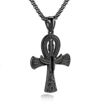 Collier Égyptien ankh Ailé symbole du divin