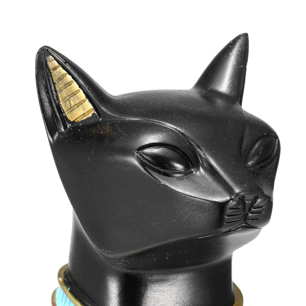 Grande Statue de Chat Egyptien dorée – Vraiment-chat