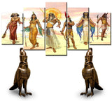 Tableau Égyptien Panthéon Divin | Ancienne Égypte